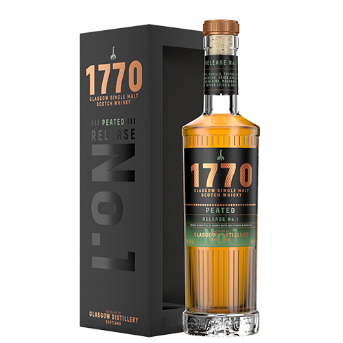 1770 Glasgow Distillery Peated Release No. 1 - eksklusiv scotch whisky - foto