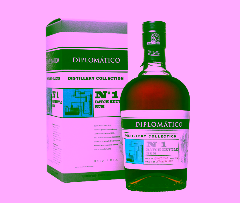 3 cl - Diplomatico, Distillery Collection No. 1 - Batch Kettle Rum, 47%