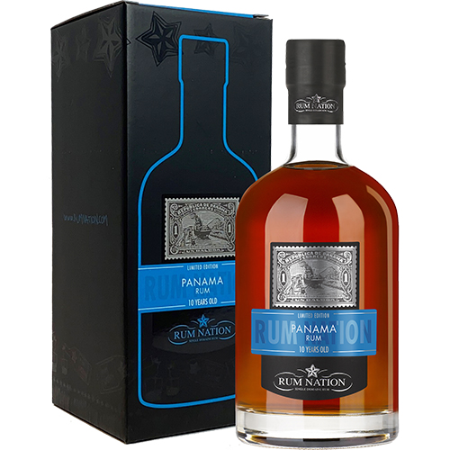 3 cl - Rum Nation Panama, 10 yo. 40%