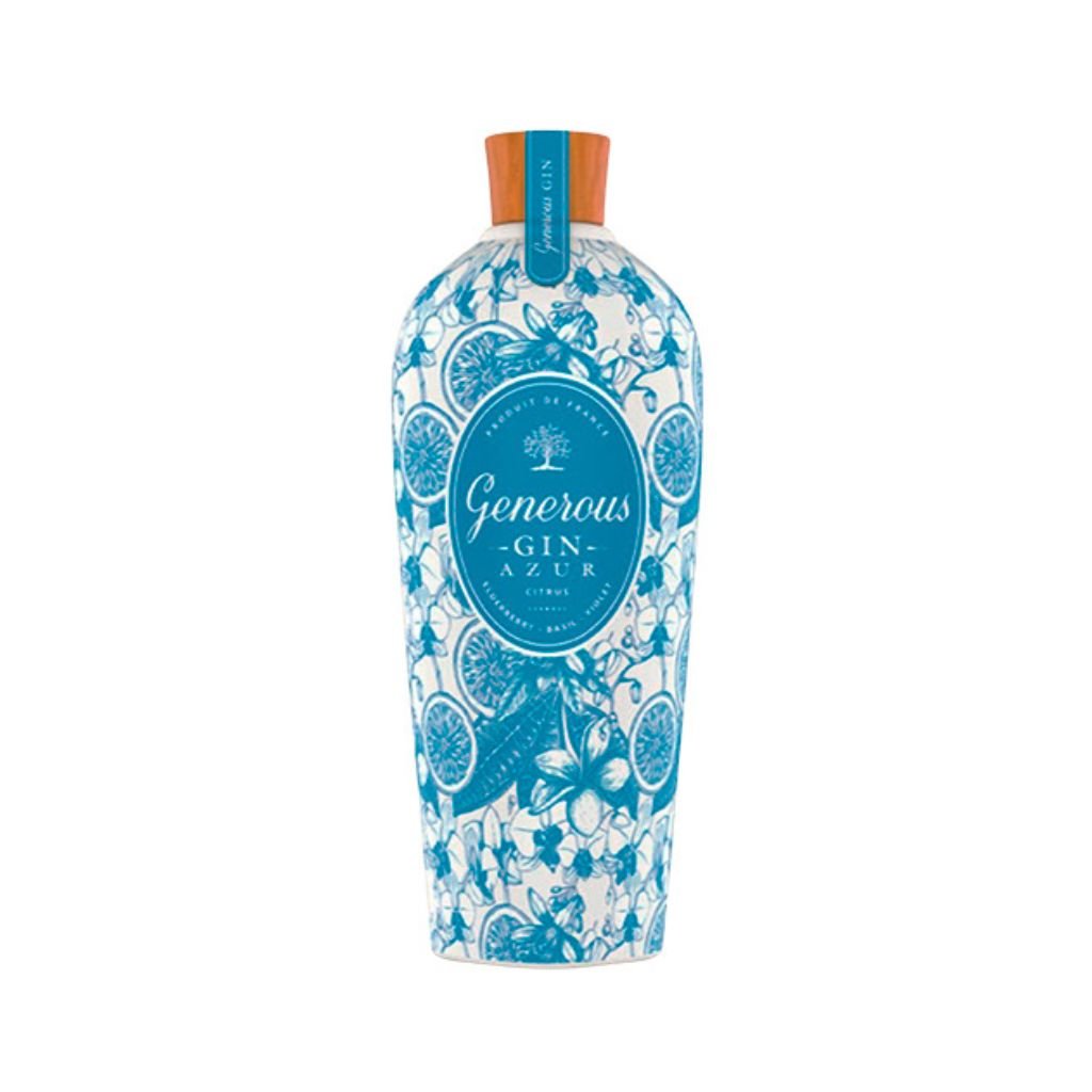 3 cl - Generous Azur Gin, 40%