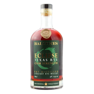 Balcones Eclipse Texas Rye, Cask Strength (bottled 2022), 64%