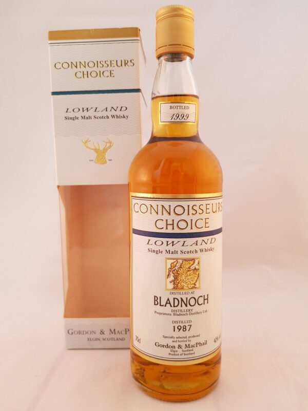 Bladnoch 1987 (bottled 1999), Gordon & MacPhail - Connoisseurs Choice, 40%