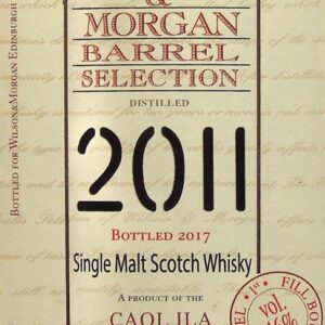 Caol Ila 2011 (bottled 2017), Wilson & Morgan - Barrel Selection (1st Fill Bourbon Barrel), 46%
