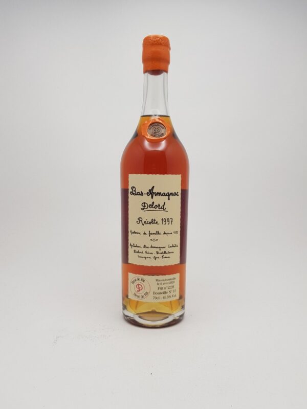 Delord Cask Strength Vintage 1997/2020 (22 års Single Cask), Bas-Armagnac, 49.5%