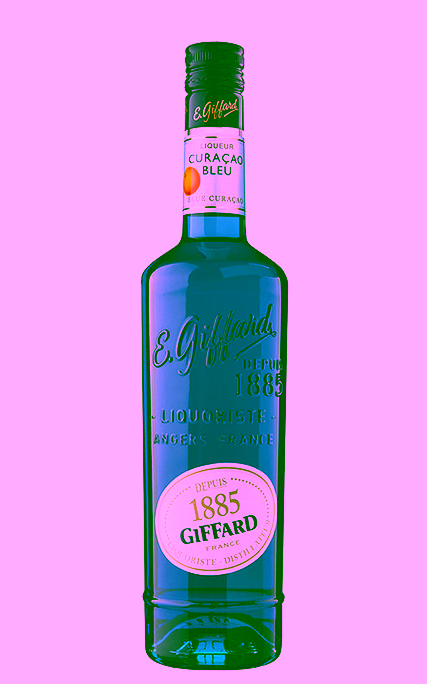 Giffard Blue Curacao Liqueur, 23%