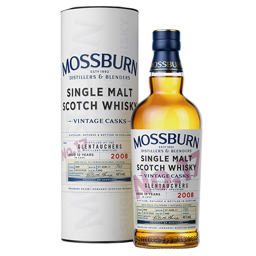 Glentauchers 10 yo (2008/2018), Mossburn - Vintage Casks, 46%