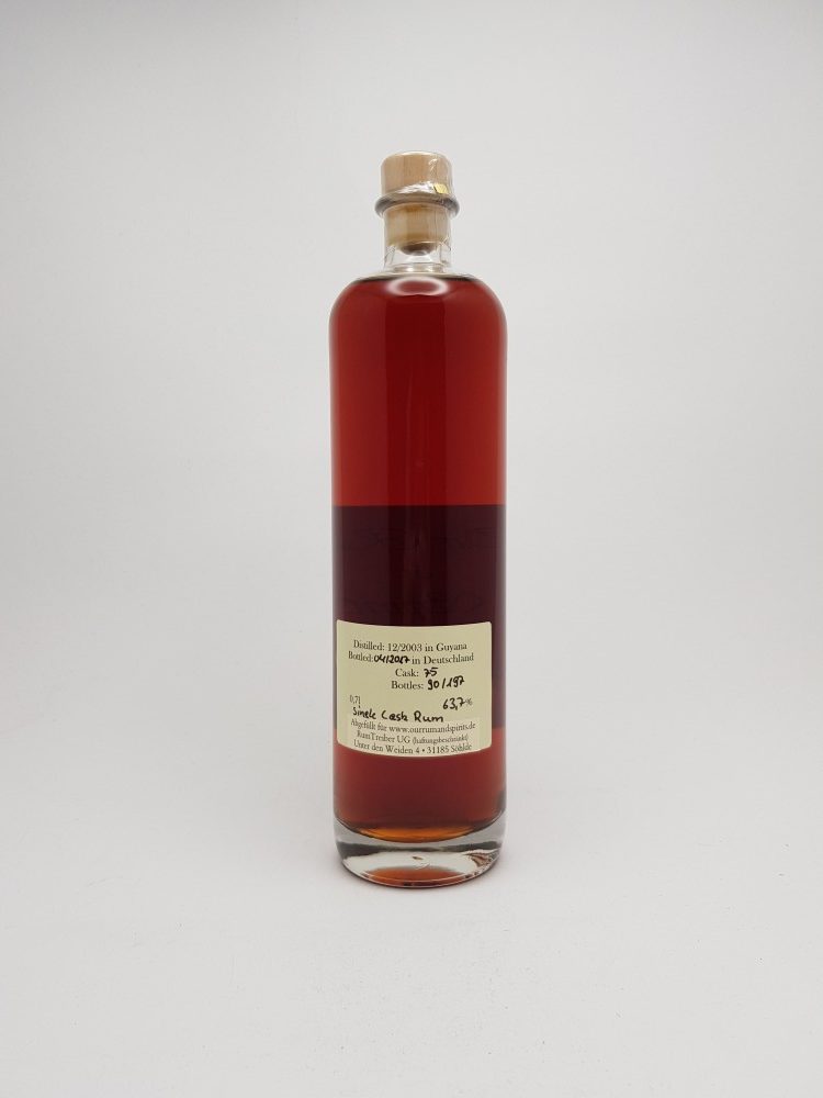 Guyana (Diamond) 2003/2017, Our Rum & Spirits – Single Cask, 63.7%