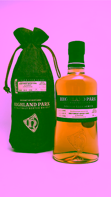 Highland Park 14 yo (2005/2019), Single Cask for Independent Whisky Bars of Scotland (#2390), 57.8%