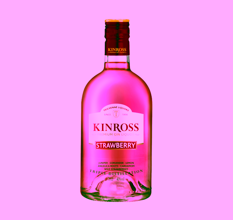 Kinross Strawberry Gin Liquor, 40%
