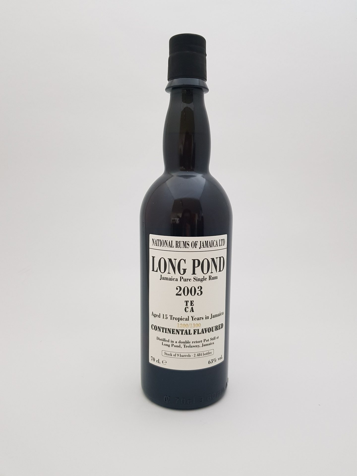 Long Pond 15 yo (2003), TECA - National Rums of Jamaica, 63%