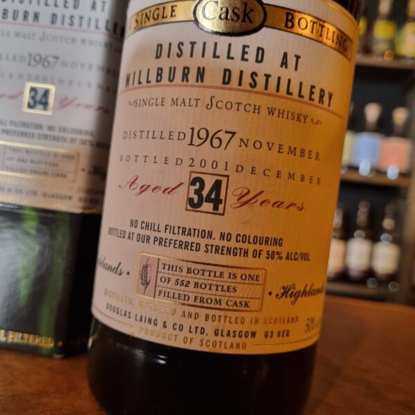 Millburn 34 yo (1967/2001), Old Malt Cask, 50%