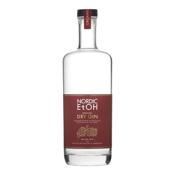 Nordic EtOH – Organic Dry Gin Red Berries & Pink Grape, 44%