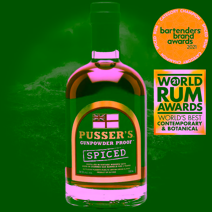Pusser's Gunpowder Proof Spiced, 54.5%