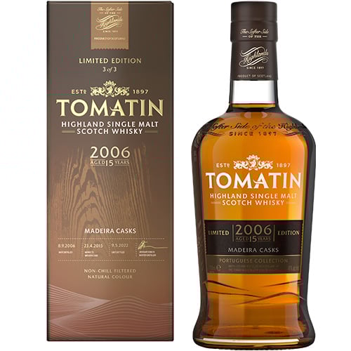 Tomatin 15 yo (2006), The Portuguese Collection (Madeira Casks - 3 of 3), 46%