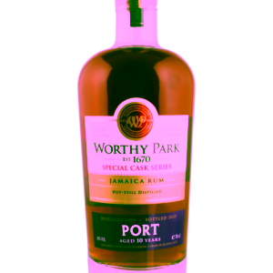 Worthy Park 10 yo (2010/2020), Port - Jamaica Rum, 45%
