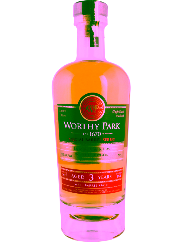 Worthy Park, WPE - Barrel #1610, 3 yo. Jamaica Rum, 57%